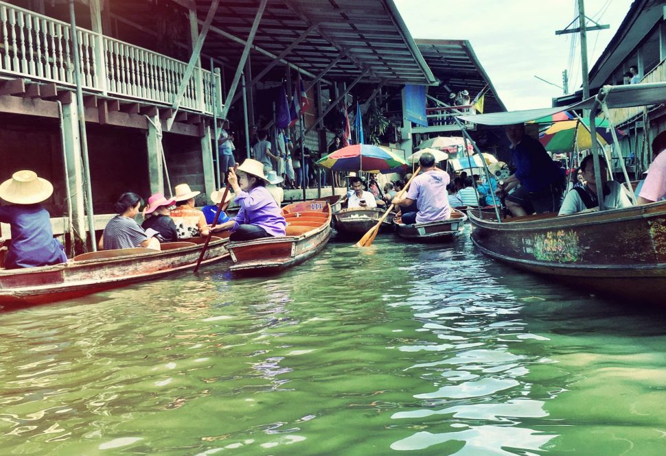 Thailand: Railway Market, Floating Market and Elephant Village